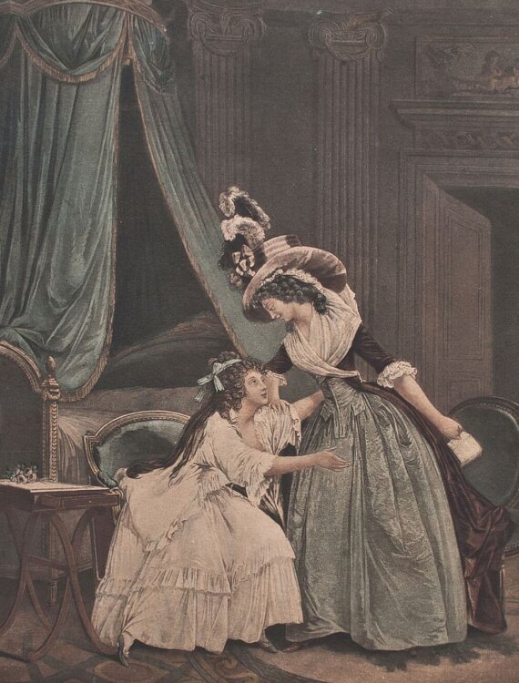 Jean Francois Janinet - LIndiscretion - o.J. - Farbradierung