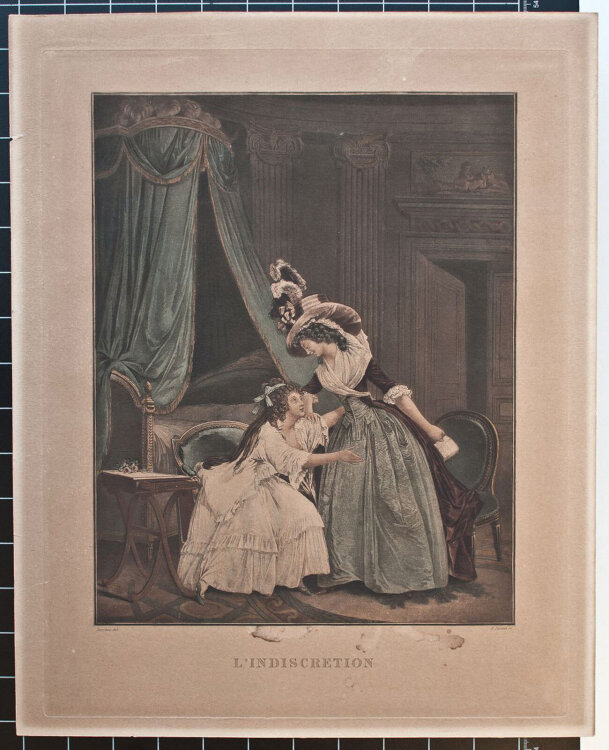 Jean Francois Janinet - LIndiscretion - o.J. - Farbradierung