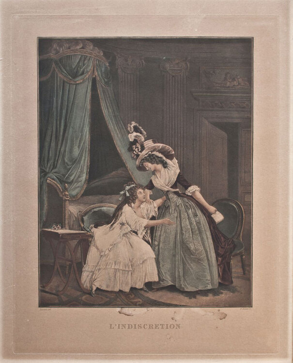 Jean Francois Janinet - LIndiscretion - o.J. - Farbradierung