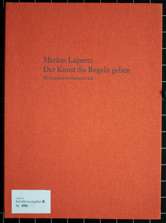 Markus Lüpertz - Der Kunst die Regeln geben - 2005 - aquarellierte Kaltnadelradierung