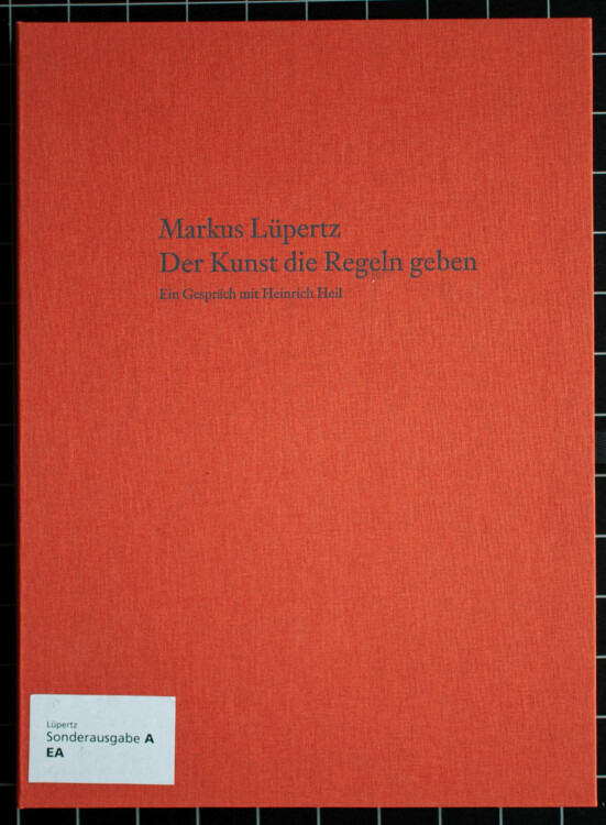 Markus Lüpertz - Der Kunst die Regeln geben - 2005 - Farbradierung