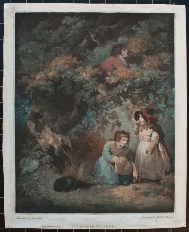 Robert Mitchell Meadows - Gathering Fruits - o.J. - Farbstich