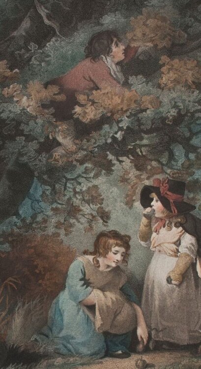 Robert Mitchell Meadows - Gathering Fruits - o.J. - Farbstich