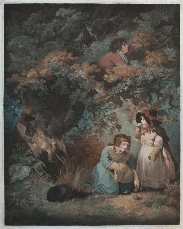 Robert Mitchell Meadows - Gathering Fruits - o.J. - Farbstich