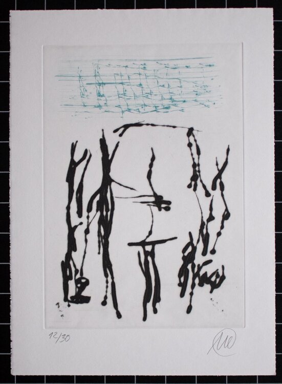 Markus Lüpertz - Der Kunst die Regeln geben - Farbradierung - 2005 - Ed. A 12/30