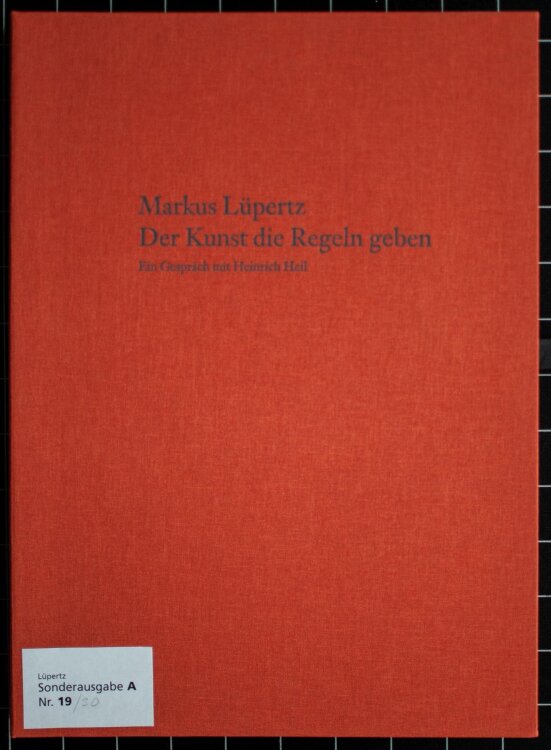 Markus Lüpertz - Der Kunst die Regeln geben - 2005 - Farbradierung