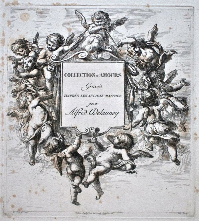 Alfred-Alexandre Delauney - Titelblatt Coll. DAmours -...
