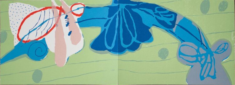 Frank Wahle - Quelle - Siebdruck - 2001