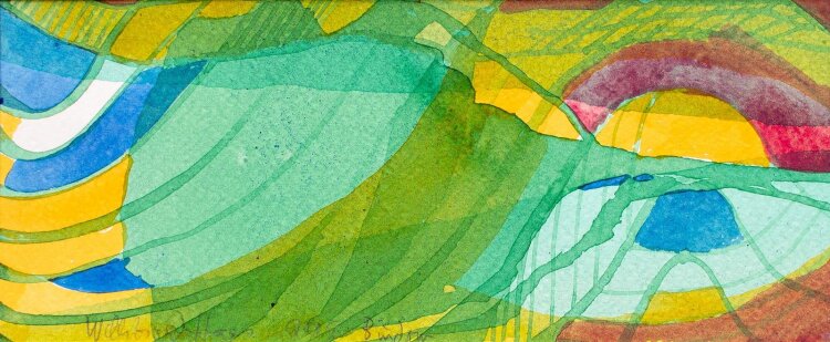 Willibrord Haas - Bindow - Aquarell - 2005