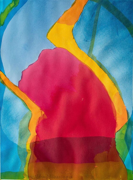 Willibrord Haas - nessun dorma - Aquarell - 2016