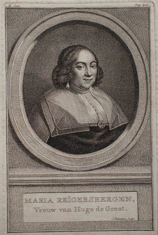 Jacobus Houbraken - Maria Reigersbergen - Kupferstich - um 1750