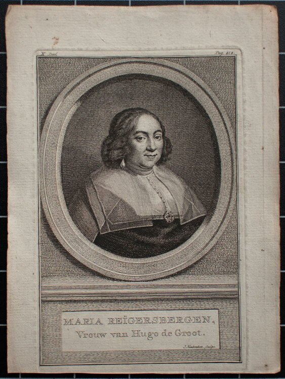 Jacobus Houbraken - Maria Reigersbergen - Kupferstich - um 1750