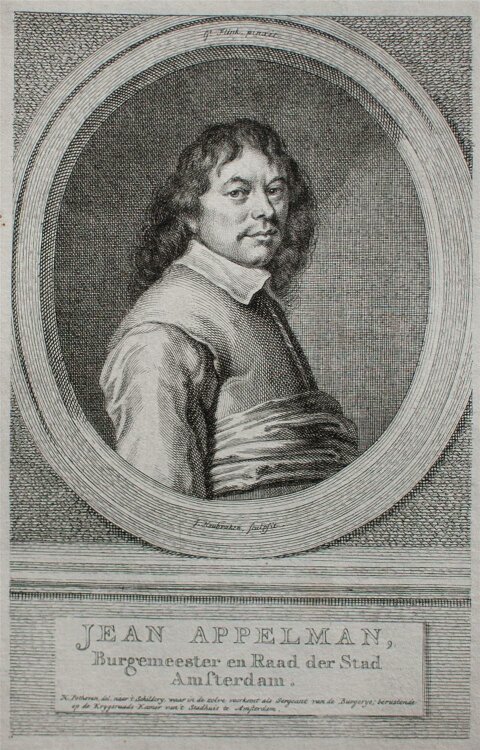 Jacobus Houbraken - Jean Appelman - Kupferstich - um 1750